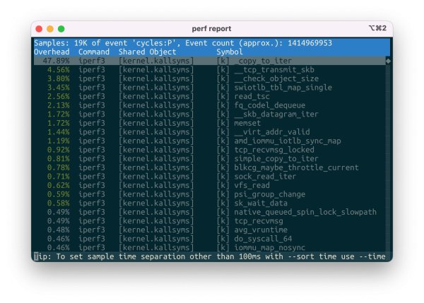 惊人的 IOMMU Overhead 与不合理的 AQC 网卡驱动